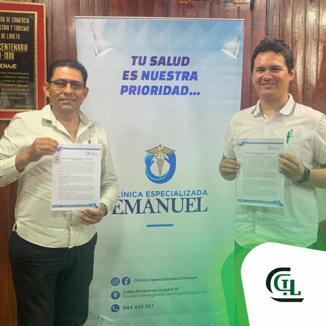 La Cámara de Comercio, Industria y Turismo de Loreto y la Clínica Emanuel se han unido en un convenio que sí que te cuida de verdad.