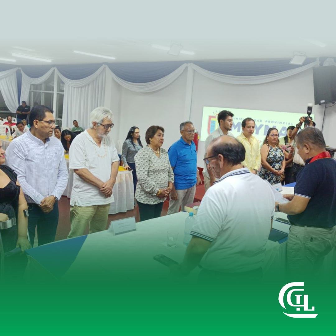CCITL participa en la juramentación de miembros de la sociedad civil del Consejo de Coordinación Local Provincial de Maynas