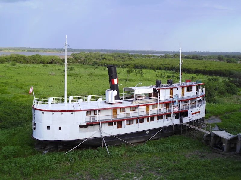 Foto histórica del edificio de la Cámara de Comercio